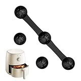 Silikon-Magnet für Luftfritteuse, widerstandsfähiges Zubehör für hohe Temperaturen - Zubehör zur Verhinderung von Verbrühungen für Küche, Rezeptbuch, Kühlschrank, Whiteboard, Schrank, Klassenzimmer