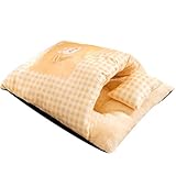 Generisch Katzen Nest - Kuschelhöhle Mit Kissen | Katzenbett Höhle - für Winter Tierreise und beruhigenden Komfort