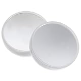 KONTONTY 2 Stück Mikroskop Reflektor Spiegel aus Robustem Material für Optische Experimente Präzise Verarbeitung Kompatibel mit Biologischen Mikroskopen für Labor und Physikunterricht