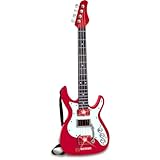 Bontempi 241300-Elektrische Gitarre mit Schultergurt, Red