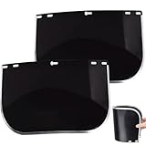 RUNRAYAY 2er-Pack Gesichtsschutz-Ersatzgläser, 39,4 x 20,3 cm, kompatibel mit Hobart 770580, Schutzvisier zum Schweißen, DIY