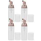 WOFASHPURET 4 Stücke 30ml Nachfüllbare Schaumflaschen Kleine Reise Pumpspender für Kosmetik Mattierte Textur für Duschgel Shampoo Handseife
