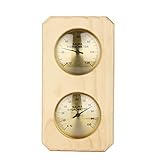 Sauna Thermometer Innenthermometer Hygrometer 2-in-1 Holz Sauna Thermometer Und Hygrometer Temperatur Und Feuchtigkeitsmesser Thermometer Hygrometer Analog