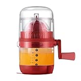 Manuelle Zitruspresse | Handheld Orangenpresse Mit Ausguss,Lebensmittelechter Tragbarer Fruchtextraktor mit Ausguss für Küche Camping Picknick