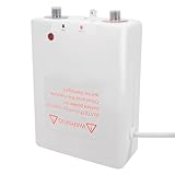 Klein Elektrischer Durchlauferhitzer, Tankloser Warmwasserbereiter, Temperaturwahl 30-55 °C, für Handwaschbecken, Küche, Bad, Waschbecken, IPX4, 3500W, Weiß