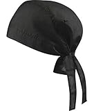 noTrash2003 Design Bandana Cap Mütze Kopftuch für Sport und Freizeit (Schwarz)