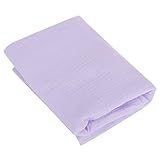 Generic Atmungsaktive Bettdecke für Neugeborene, Tragbares Babybett, Abnehmbarer Bezug, Leicht zu Reinigen, für Babywippe Als Weihnachtsgeschenk (helles Lila)