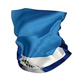 Gesichtsdekoration Halb Guatemaltekische Guatemala, Halb Salvadorianische Flagge Lauf Atmungsaktiv Halswärmer Motorradfahren Uv-Schutz Headwrap