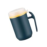 NOLITOY Edelstahl Ölkanne mit Deckel Abnehmbare Ölflasche für Küche Sojasauce und Essigspender Langlebiger Küchenbehälter Grün