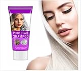 Anti-Gelbstich Purple Shampoo für Blonde, Auch gegen Orangetöne, Anti-Gelbstich Shampoo, Anti-Gelb Haarschampoo, Blond Shampoo, 100ML