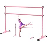 Lifeswell Höhenverstellbare Ballettstange, 1,8 m, robust, freistehende Tanzstange mit Stahl-Querstange, rutschfest, stabil für Kinder und Erwachsene, ideal für Zuhause, Ballett, Fitness, Yoga