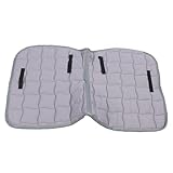 BONKZEBU Atmungsaktive Premium-Schabracke für Pferde, Komfortable Reitausrüstung für das Springtraining, Verschleißfeste Außenseite für den Reitsport, 42,13 X 25,59 Zoll