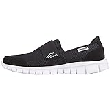 Kappa Unisex taro Sneaker, Schwarz 1110 White Black, 39 EU