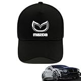 SFNDM Baseballmütze Reisemütze Rennmütze, für Mazda Cap Baseballkappe Männer Baseballkappe Unisex Baseballkappe Basecap Cap,C-Black