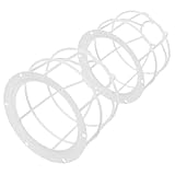 Homoyoyo 2 Stück Schutzgitter für Metall Drahtgitter Schutzabdeckung für Deckenmontage Robuster Schutzkorb Sicherheitsnetz für Innenräume