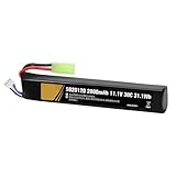 Fazvncv WaterGuns Airsofts Akku 3S 11,1 V 2800 mAh 5020120 Elektrisches Spielzeug 11,1 V Wiederaufladbare 3S 30C Batterie