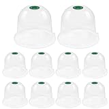 10 Stück Schneckenschutzring, Schneckenkragen, Schnecken-Schutz, Schneckenabwehr Schutzring,Salatring Pflanzenkragen,Schneckenkragen Salatring,Schneckenkragen Plastik,Abwehr Schneckenbarriere Plastik