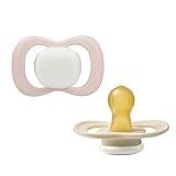 b.box Baby Schnuller Größe 1 (2er Pack) | Leuchtet im Dunkeln | Naturkautschuklatex | Runder Sauger | Bleibt Sauber | Baby Schnuller 0-6 Monate