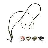SNIFFLS® Hundeleine, Oliv grün – Verstellbar, leicht & robust – Wasserabweisend, stylisch & mit perfektem Griff – Ideal für kleine & große Hunde – Outdoor-Leine