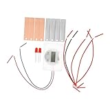 KOMBIUDA 2 Sätze DIY Obstbatterie Experimentierkasten mit Digitaluhr Metallmaterial Sicher Wiederverwendbar Pädagogisches Wissenschaftsspielzeug für Schüler Ab Jahren