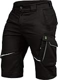 Leibwächter Kurzehose Short FLEXK Flex Line schwarz-grau Größe 52