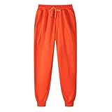 Jogginghose Herren Lang Leichte Sommerhose Herren Baumwolle Atmungsaktiv Weite Freizeithose Mit Taschen Kordelzug Casual Strandhosen Elastischer Bund Urlaub Strand Yoga Hosen Sommer Männer Hosen
