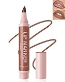 Lip Stain Marker Pen Set-Hydrating Matt Lippen Liner Pen,Long Lasting Waterproof Colour Lip Tint Marker,Lippenstift No-Transfer,Natürlicher Tattoo-Effekt Und Extrem Langer Halt, Lipgloss Make up-02