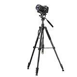 Plyisty Kamerastativ Einbeinstativ, 77 Zoll Horizontaler Mittelsäulen-Videoständer mit 3-Wege-Schwenkkopf für Spiegellose DSLR-Überkopfaufnahmen, 360°-Panorama, 8,8 Pfund Traglast