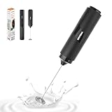 GRIFEMA Hand Milchaufschäumer Batteriebetrieben, Tragbar Milk Frother Elektrisch 13000U/min, Milchaufschäumer Elektrisch Ergonomisch, Leicht zu Reinigen, Aufschäumer Stab für Latte, Matcha-Tee, Kakao