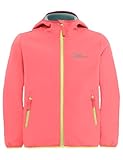 Jack Wolfskin Unisex Kinder Fourwinds Jacket Kids, Sunset Coral, 152