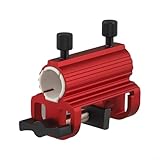 Halterung für Sonnenschirme, Terrassendielen, Balkonschirmhalter, Aluminiumständer, für Decks, Geländer und Boote (rot)