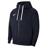 Nike, Park 20, Hoodie Und Reißverschluss -Sweatshirt, Obsidian/Weiß/Weiß, XL, Mann