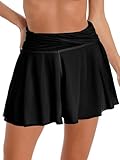 Yihuimin Damen Balletttanz Short Elastische Taille Sport Fitness Yoga Shorts Laufen Gym Schwarz XL