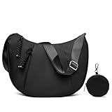 JANSBEN Nylon Umhängetasche Damen gross Mit Geldbeutel Wasserdicht Crossbody Bag Stoff Tasche Leichte Schultertasche für Mädchen Dating, Reisen, Einkaufe, Party