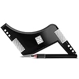K-Brands Bartschablone und Bartpflege Set für Männer | Bart Konturen Schablone, Rasierhilfe, Stift und Kamm | Zubehör für perfektes Bart Styling und Pflege