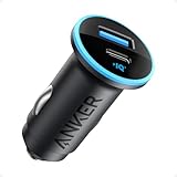 Anker USB C Car Charger (52,5W), 323 12V Handy Ladegerät für Auto / Kfz mit PowerIQ 3.0 Schnelladen für iPhone 15 14 13 12 11 Pro Max mini X XS Samsung Galaxy S23/22/21 iPad Pro Pixel und weitere