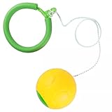 LATRAT Sprungball, Sprungball, Fußkreisel mit Zähler, Sprung Ball Kinder Knöchel Spielzeug Knöchel Sprung Springseil für Kinder Teenager Erwachsene, zufällige Farbe