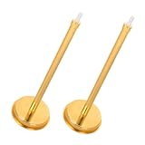 TOPPERFUN 2 Stück Windgeschütztes Nachfüllbares Langer Zündstab aus Legierung für Kerzen Öllampen und Grill mit Löschfunktion für Sichere Anwendung bei Hochzeiten und Festen