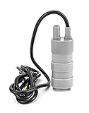 QWORK 12V Tauchwasserpumpe 840L/H 5 Maximale Wasserhöhe Mikromotor Wasserpumpe für Wohnmobil Teich Aquarium Brunnen