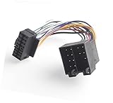 Autoradio-Kabeladapter, MKVAXR 16Pin Auto Stereo Radio Kabelbaum ISO for Sony Radio zu ISO Radio Play Stecker Auto Adapter Kabelbaum Stecker