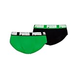 PUMA Men's Basic Boxer Shorts, Green Combo, M