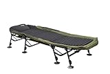 Mostal 3D Bedchair 8-Bein Angelliege Camping Comfort Karpfenliege belastbar bis 160kg mit integriertem Kopfkissen