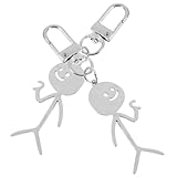BESPORTBLE 2Stücke Lustige Doodle Schlüsselanhänger Kreative Stickman Schlüsselanhänger Aufhängen Taschendekoration