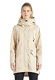 khujo Damen Mantel AIRA einfarbig Innenfutter Sommerjacke Parka Kapuze Casual