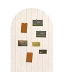 Faltbare kork pinnwand 60x40cm, 1cm dicke Filzfliesen, Pinnwand Kinderzimmer mit Klebstoff Klettverschluss, Dekorationsbrett für Bilder Notizen, Runde Ränder Wandpaneele für Wohnzimmer im Büro - Beige