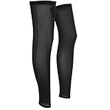 YAPAILANG Anti-UV für Sonne zum Radfahren Beinstulpen Silk Ice Atmungsaktive Fahrradbeinmanschette für Herren W