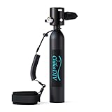CHIKADIV Mini Tauchflasche mit 0.5 L Tauchflasche zum Mit 5 Bis 10 Minuten Tauchen Sauerstofftank Taucher Set Tauchausrüstung Tragbare Taucher ausrüstung