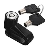HANABASS 1Satz Scheibenbremsschloss Sicherheits Fahrradschloss für Mountainbikes und Elektroscooter zu Bedienen Robust und Diebstahlschutz