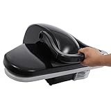 Intelligente Dampfpresse Bügelmaschine Digitale Dampfbügelpresse mit Touchscreen 2200W mit mehreren Stoffeinstellungen 90-200 ℃ (Schwarz)