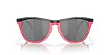 Oakley Frogskins Hybrid OO9289-04-55 - Herren Sonnenbrille - Matte Black/Neon Pink